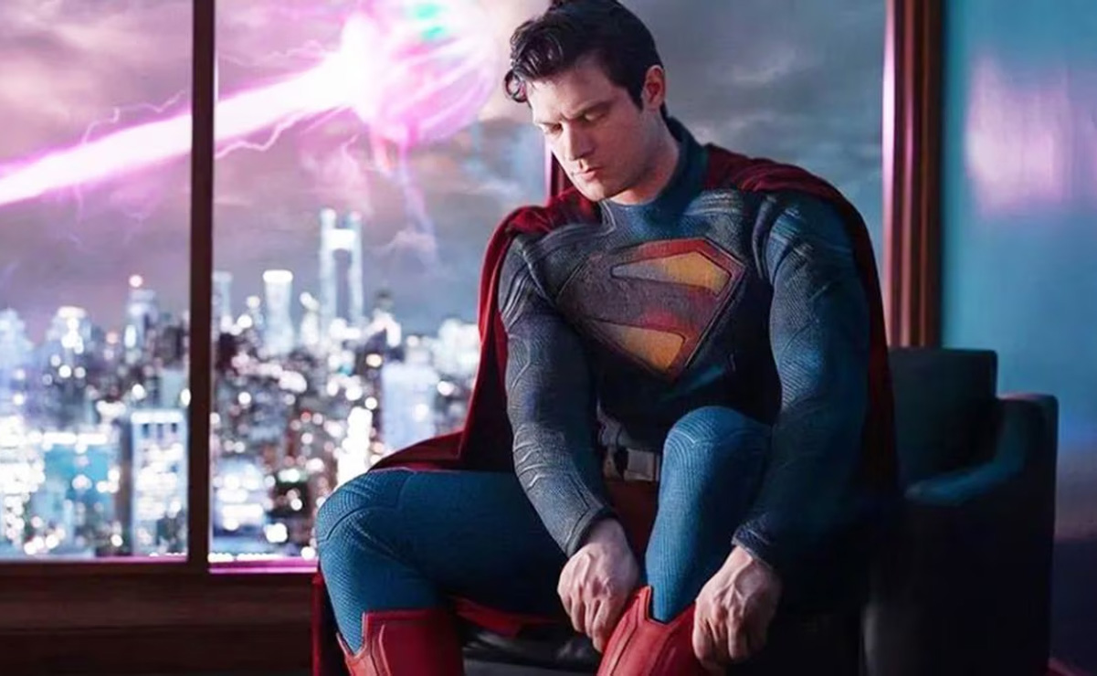 Así luce el actor en el traje de Superman para la nueva película